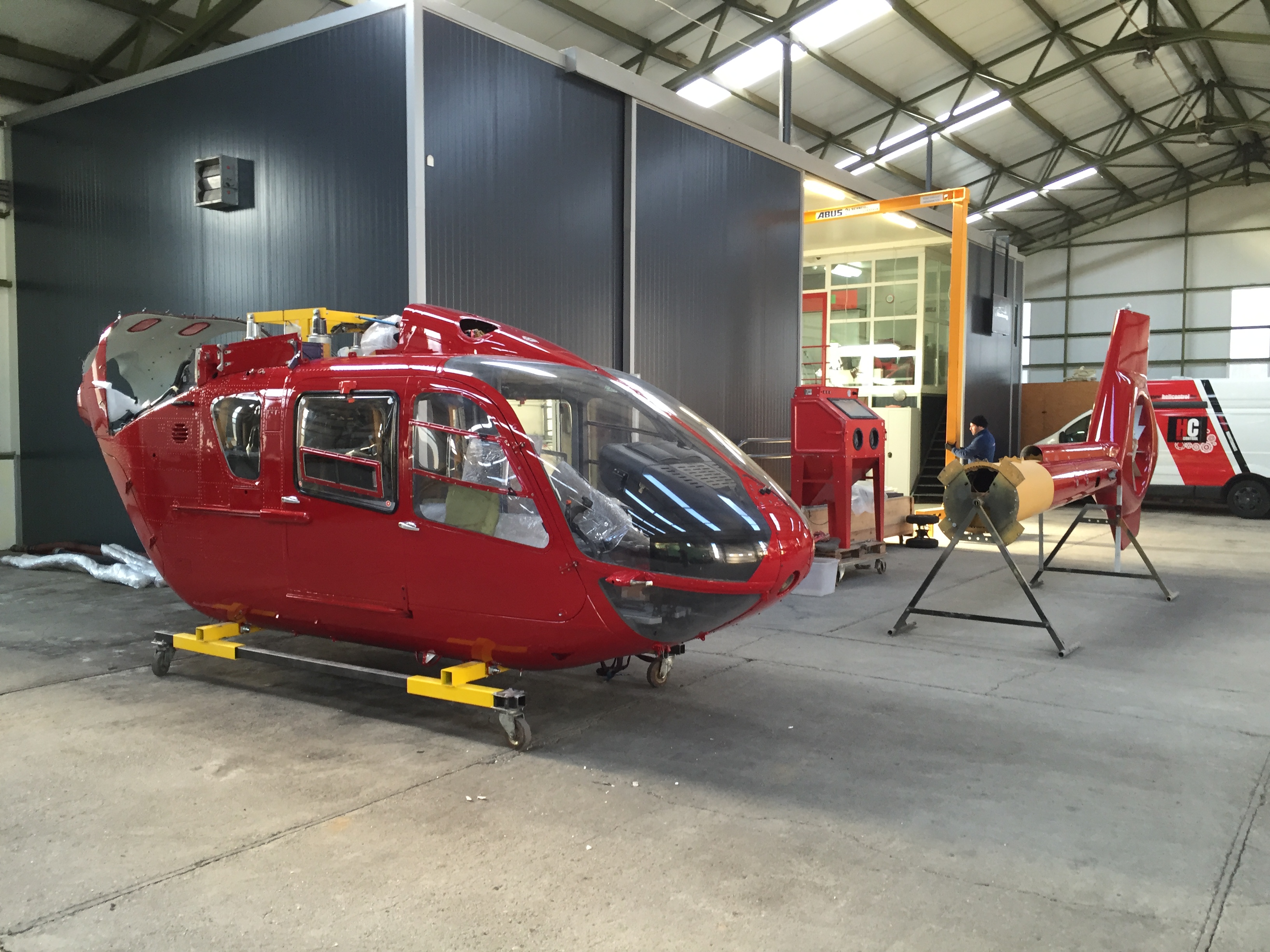 AIRBUS H135 D-HTMH PAINTWORK